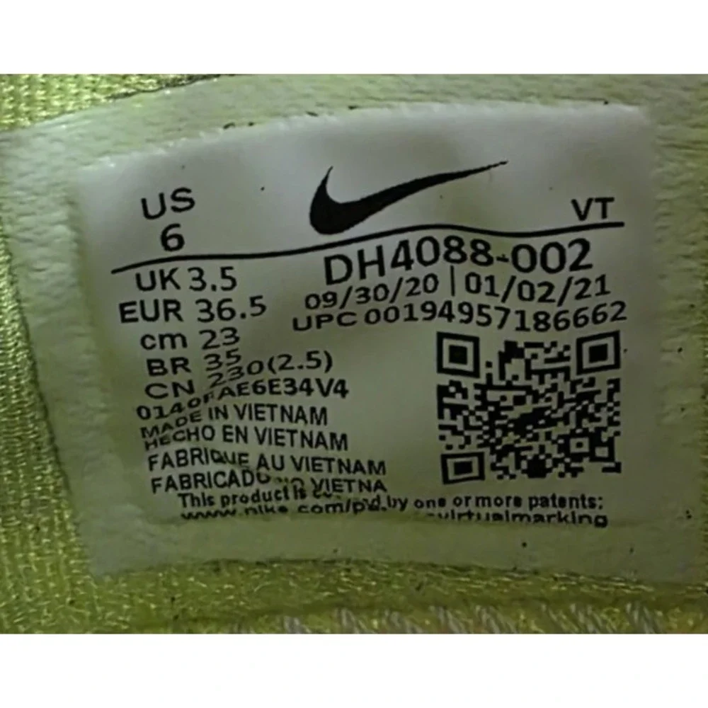 Women's (Sz 6) Nike Air VaporMax 2021 Flyknit Neon DH4088-002